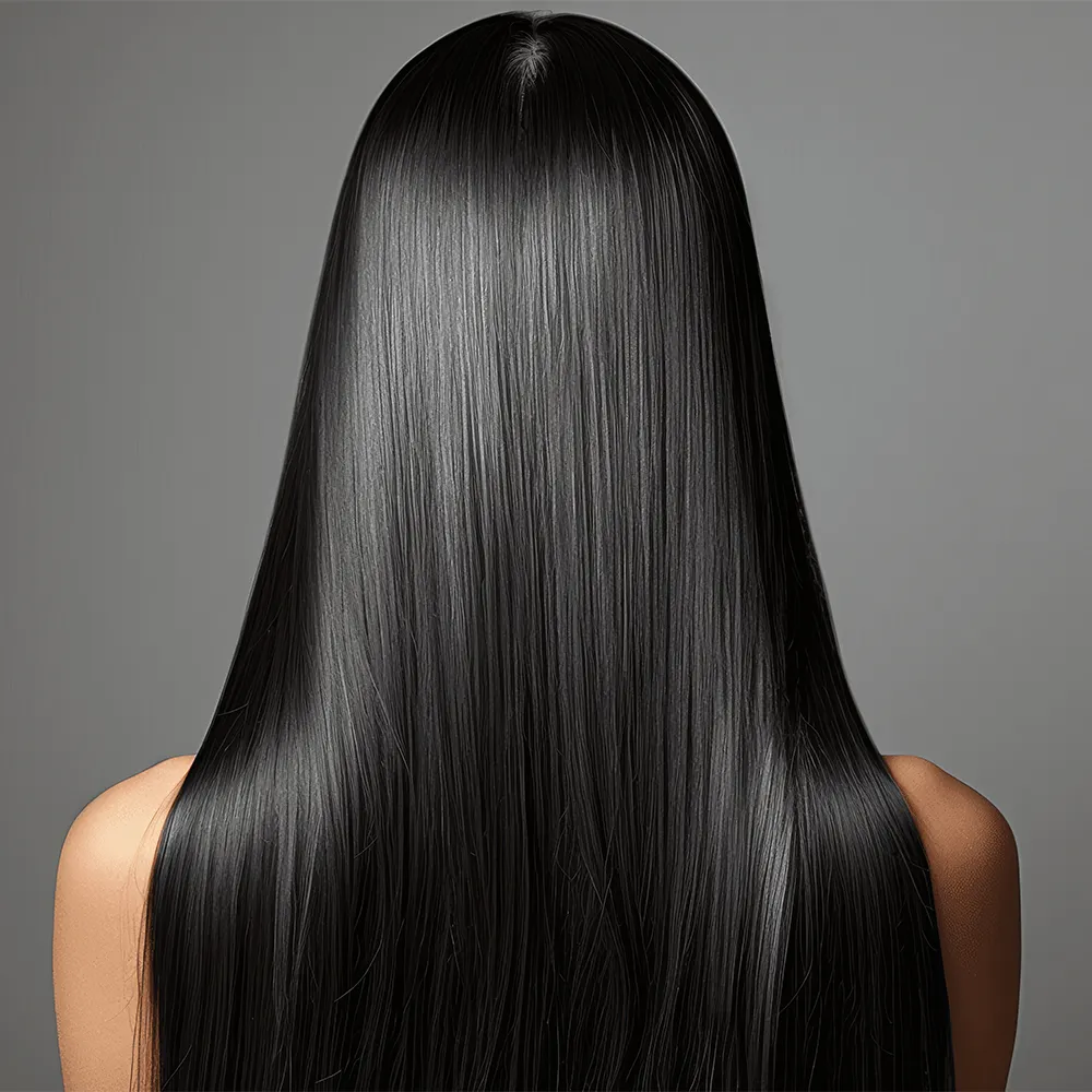 Glatte Haare